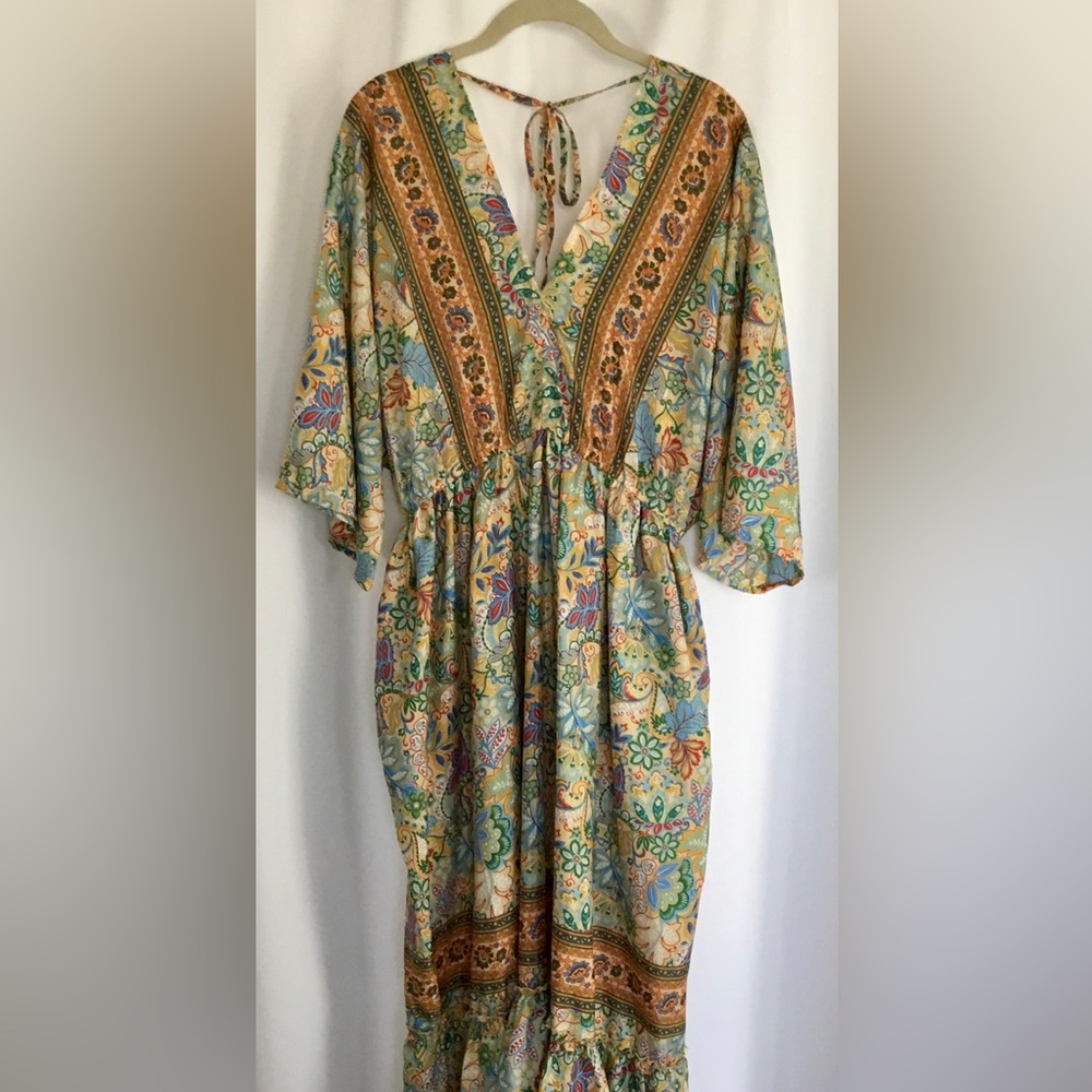Floral Print Midi Dress by Step in Style
